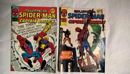 Lot 12 BD Marvel Comics UK Spider Man And Captain Britain - 1977 - Bon état - Comics (UK)