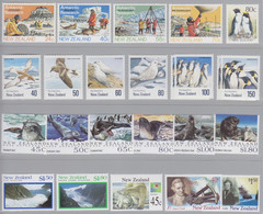 Elle Zélande, Petite Collection 24 TP (entre 859 Et 1516) Et 3 Blocs (49, 111) Sur Le Thème De L'antarctique, Neuf ** - Lots & Serien