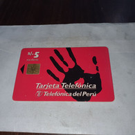 Peru-(per-te-0021a)-mas Opciones De Preci-(35)(s/.5)-(90501277111)-(tirage-200.000)-used Card+1cars Prepiad,free - Peru
