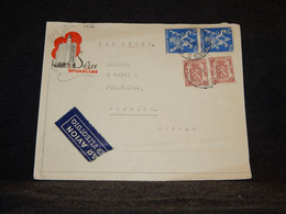 Belgium 1946 Bruxelles Air Mail Cover To Switzerland__(1526) - Storia Postale