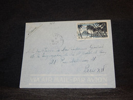 French Oceania 1957 Papeete Cover To France__(1640) - Storia Postale