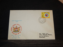 Hong Kong 1970 Sha Tin Cover__(1013) - Cartas & Documentos