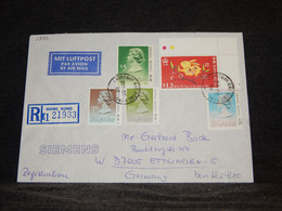 Hong Kong 1990 Causeway Bay Registered Cover__(1391) - Briefe U. Dokumente
