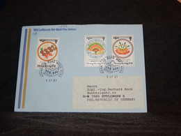 Hong Kong 1991 Granville Road Cover To Germany__(1382) - Briefe U. Dokumente