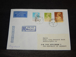 Hong Kong 1991 Peak Registered Cover__(944) - Lettres & Documents