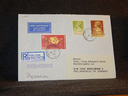 Hong Kong 1992 Kwun Tong Registered Cover__(1401) - Briefe U. Dokumente