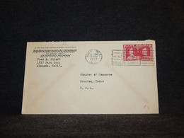 New Zealand 1937 Auckland Slogan Cancellation Cover To USA__(28) - Briefe U. Dokumente