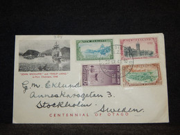 New Zealand 1948 Cover To Sweden__(984) - Briefe U. Dokumente