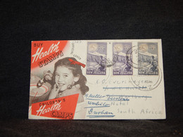 New Zealand 1950's Cover To South Africa__(1327) - Briefe U. Dokumente