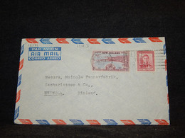 New Zealand 1951 Air Mail Cover To Finland__(1103) - Corréo Aéreo