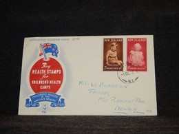 New Zealand 1952 Childrens Health Stamp Cover__(2946) - Cartas & Documentos