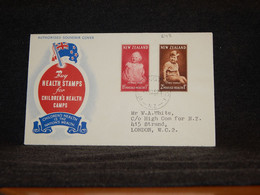 New Zealand 1952 Wellington Health Stamps Cover__(648) - Briefe U. Dokumente
