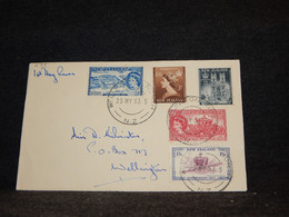 New Zealand 1953 Wellington Cover__(1174) - Lettres & Documents