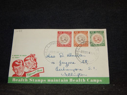 New Zealand 1954 Wellington Health Stamps Cover__(1178) - Briefe U. Dokumente