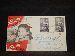 New Zealand 1954 Wellington Health Stamps Cover__(3776) - Briefe U. Dokumente