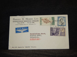 New Zealand 1955 Air Mail Cover To Sweden__(1351) - Luftpost