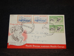 New Zealand 1957 Wellington Health Stamps Cover__(1176) - Brieven En Documenten