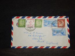 New Zealand 1958 Air Mail Cover To UK__(981) - Luftpost