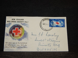 New Zealand 1959 Johnsonville Red Cross Cover__(1180) - Lettres & Documents