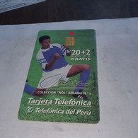 Peru-(per-te-chp-0041)coleccion Nol Sol-(47)(s/.20+2 Soles)-(12s20O20617)-(tirage-50.000)-used Card+1cars Prepiad,free - Perú