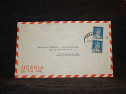 Turkey 1951 Istanbul Air Mail Cover To Finland__(2989) - Corréo Aéreo