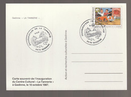 Bob & Bobette - Timbre N° 2264 - Gedinne - La Tannerie - Carte Souvenir De L'Inauguration Du Centre Culturel - Philabédés