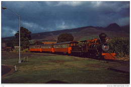 TRAIN, Sugar Cane Train,  Bahn, Eisenbahn - The LAHAINA-KAANAPALI & PACIFIC RAILROAD. Hawaii - Maui