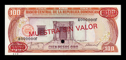 República Dominicana 100 Pesos Oro 1987 Pick 122Bs Specimen SC UNC - Dominicaanse Republiek