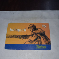 Peru-holaperu-prepiad Card-(s/.5)(68)(8378-9514-5227)-)used Card - Peru