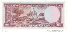 CAMBODIA  P. 5d 20 R 1972 UNC - Cambodja