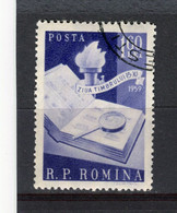 ROUMANIE - Y&T N° 1662° - Journée Du Timbre - Used Stamps