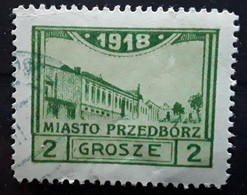 POLSKA POLEN POLAND POLOGNE 1918 Poste Locale Local Post MIASTO PRZEDBORZ N° 3, 2 Gr Vert Jaune Neuf * MH TB - Ongebruikt