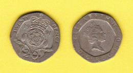 GREAT BRITAIN  20 PENCE 1991 (KM # 939) #6258 - 20 Pence