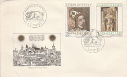 TCHECOSLOVAQUIE 1978 LETTRE FDC PEINTURES DE BRATISLAVA  POUR LA FRANCE - Sonstige & Ohne Zuordnung