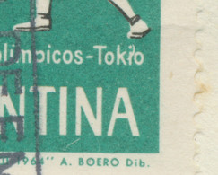 ARGENTINIEN 1964 18. Olympische Sommerspiele 1964 In Tokio Pra.-FDC, ABART!!! - FDC