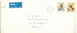 NEW ZEALAND 1982 35 C. Te Puea And 60 C. Te Ata-O-Tu On Flight Cover - Storia Postale