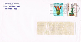 39447. Carta MONTECARLO (Monaco) 1975. Flamme Musée Nationel. Stamps Fleurs, Flores - Lettres & Documents