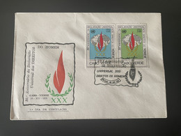 Cape Verde Cabo Verde 1979 Mi. 397 / 398 FDC Menschenrechte Human Rights Droits De L'Homme Map Karte Carte - Cap Vert