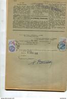 JOURNAL SPECIAL Des Stés Frses Par Actions-dec 1948-légalisé Timbre Taxe Communale-3fr+30 Frs Fiscal - Storia Postale