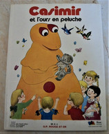 Livre Casimir Et L'ours En Peluche 1978 - Bibliotheque Rouge Et Or