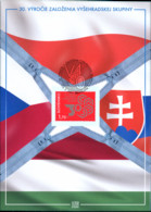 Slovakia - 2021 - 30th Anniversary Of Foundation Of The Visegrad Group - Special Commemorative Sheet - Briefe U. Dokumente