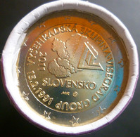 Slovacchia - 2 Euro 2011 - 20º Fondazione Del Gruppo Visegrád - KM# 106 - Rotolino 25 Monete - Rollen