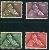 1957, Almeida Garrett, Complete Fine MNH, Afinsa 827/830 - Neufs