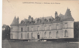 86 - LENCLOITRE - VIENNE - LE CHATEAU DE LA PLAINE - VOIR SCANS - Lencloitre