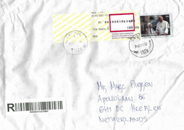 Macedonia 2021 Skopje Mother Teresa Pope John Paul II Meter Registered Cover - Moeder Teresa