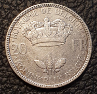 Belgium 20 Francs 1935 - 20 Franchi