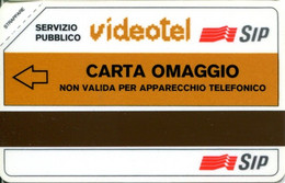 ITALIA : 4009 OMAGGIO VIDEOTEL MINT - Test- Und Dienst-TK