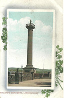 WALKER'S MONUMENT LONDONDERRY - PUBLISHED BY VALENTINES DUBLIN - Londonderry