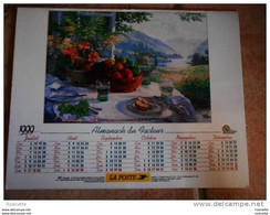 Calendrier Almanach -la Poste- Oller  1999  Paysage, Fruits, Fleurs..+  Intérieur 20e Siècle; Astuces, Semis Jardin... - Grand Format : 1991-00