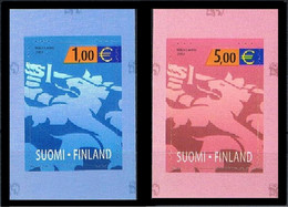 FINLANDIA 2002 - SERIE BASICA - LEON HERALDICO - YVERT 1557/1558** - Neufs